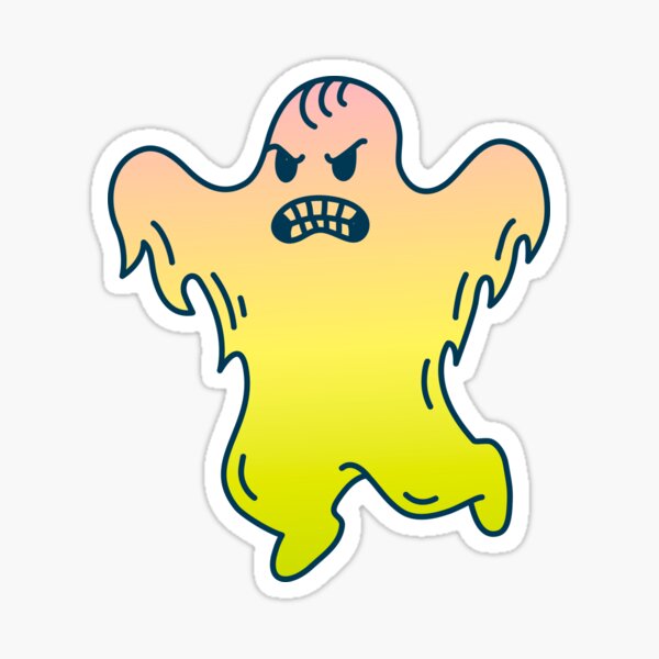The haunting ghost Sticker