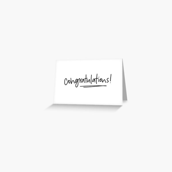 Congratulations! Greeting Card