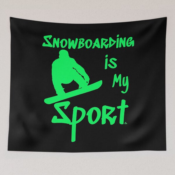 Item preview, Snowboarding is my sport for passionate snowboarders designed and sold by -JBell-.