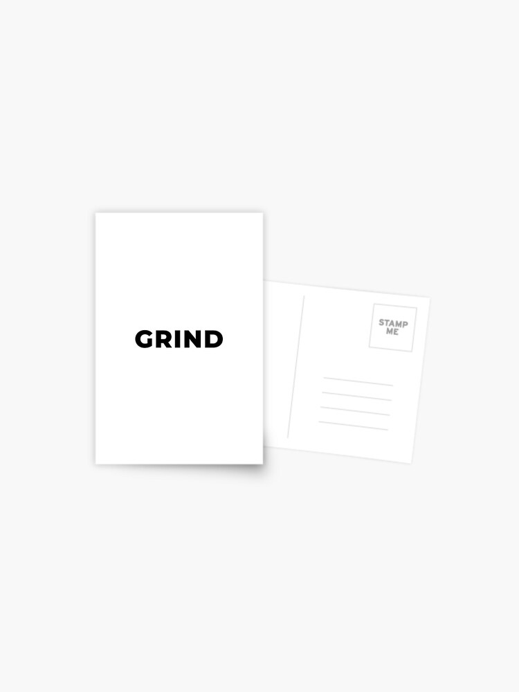 Postcard, Grind (Inverted) designed and sold by inspire-gifts