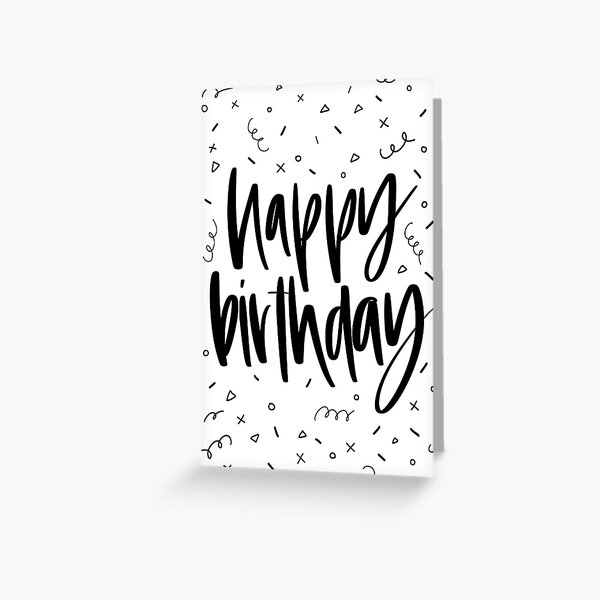 Happy Birthday Greeting Card