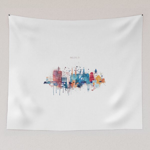 Item preview, Bielefeld City Skyline designed and sold by DimDom.