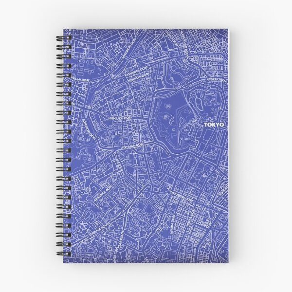 Item preview, Blueprint Map of Tokyo designed and sold by Henrik Gulliksen Schüller.