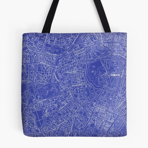 Item preview, Blueprint Map of Tokyo designed and sold by Henrik Gulliksen Schüller.