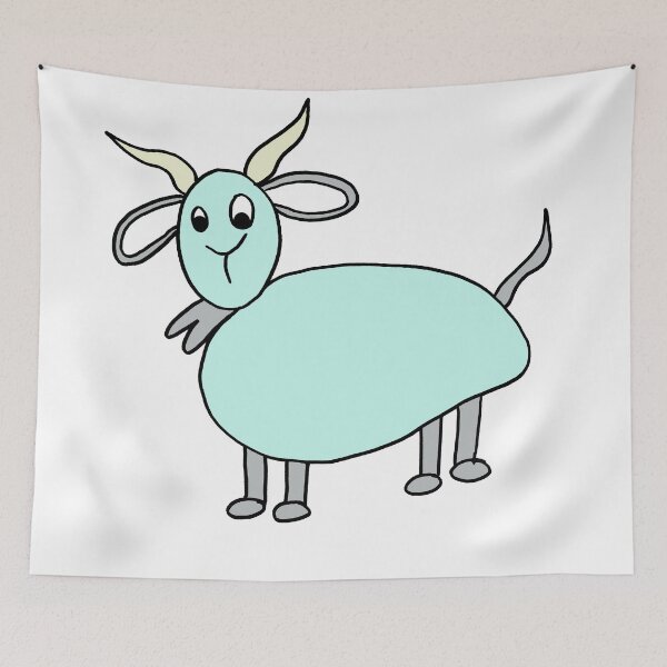 Item preview, Funny and lovely goat designed and sold by Studio-Lotte.