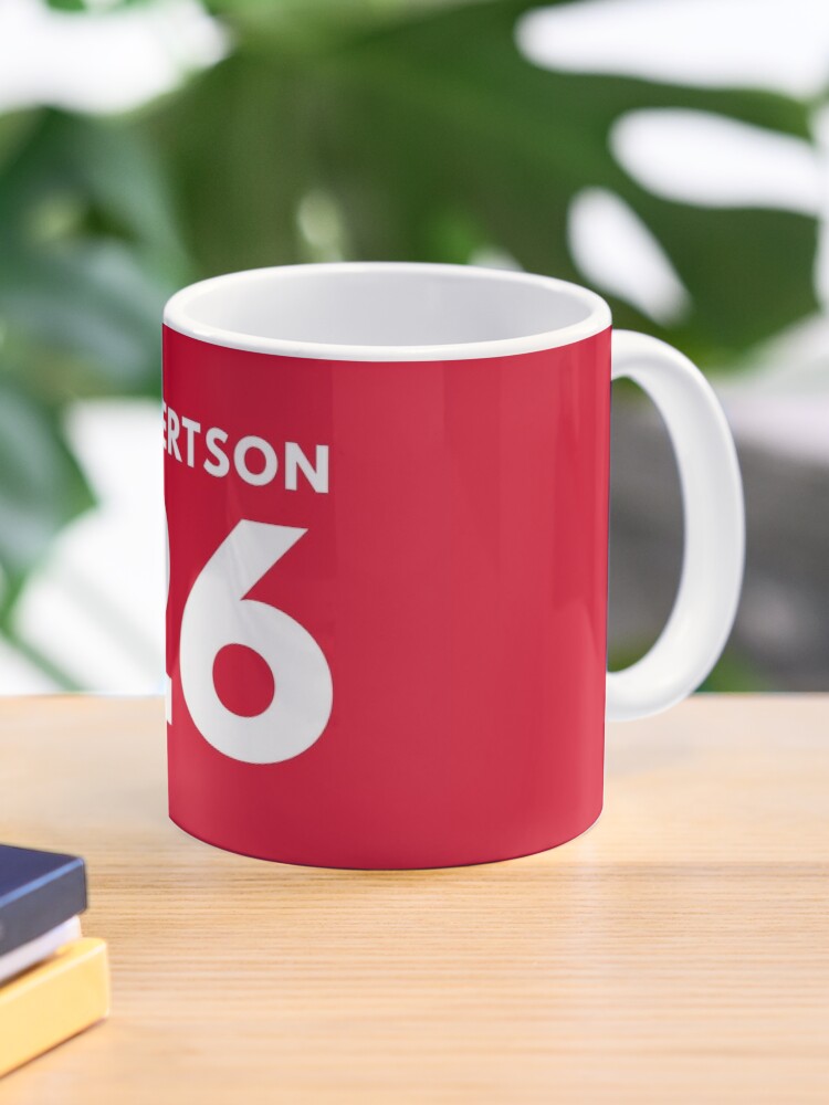 Andy Robertson 26 Liverpool Fc Verteidiger Shirt Nummer Tasse Von Catrindesigner Redbubble