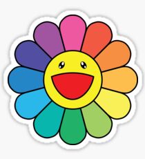 Takashi Murakami Happy Flower Sticker