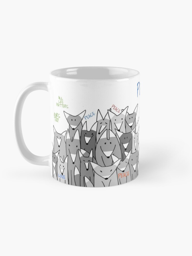Alternate view of Happy Birthday! Peace! Mug