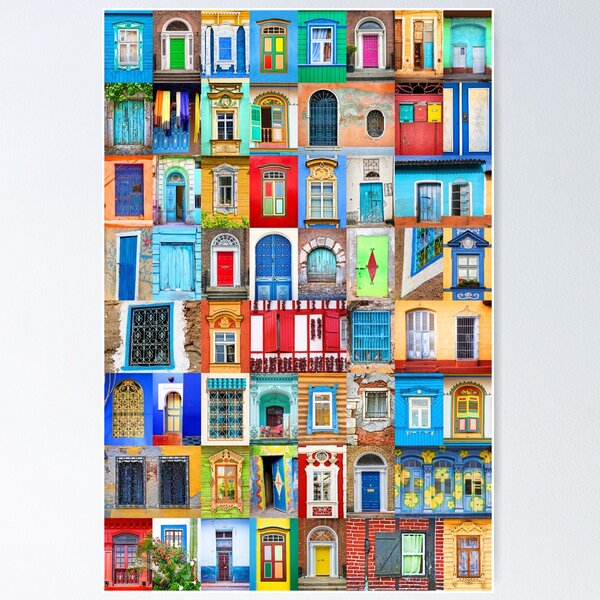 Item preview, Doors and windows of the world - vertical designed and sold by Delphimages Art.