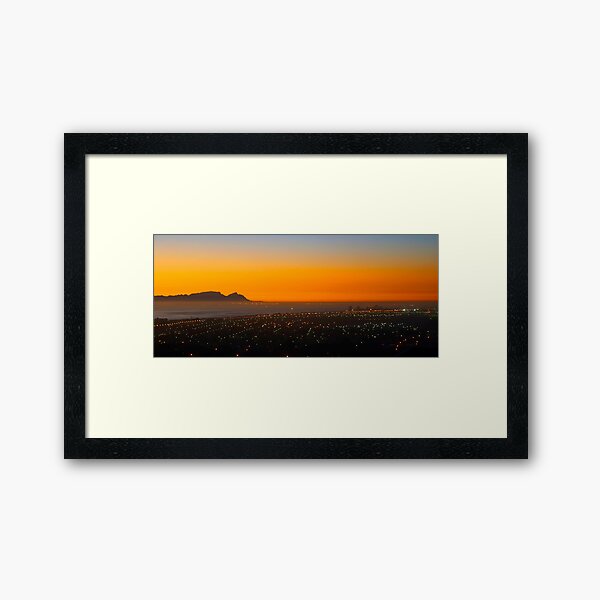 Falsebay sunset. Framed Art Print