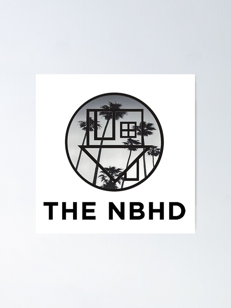 Alternate view of The Neighbourhood Palm Tree Print The NBHD Band Shirt Poster