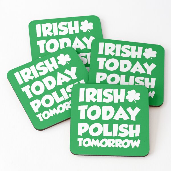 Artikelvorschau, Iren heute polnisch morgen mit Shamrock entworfen und verkauft von jaycartoonist.