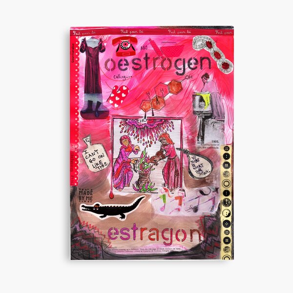 Oestrogen-Estragon Canvas Print