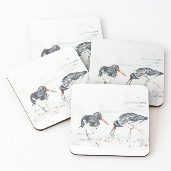 Item preview, Oyster catchers designed and sold by Corinne Matus A Splash of Colour.