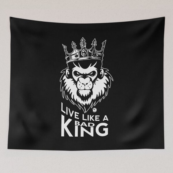 Item preview, Live Like a Bad King  designed and sold by netrok.