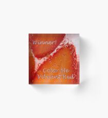 Challenge Winner! Acrylic Block
