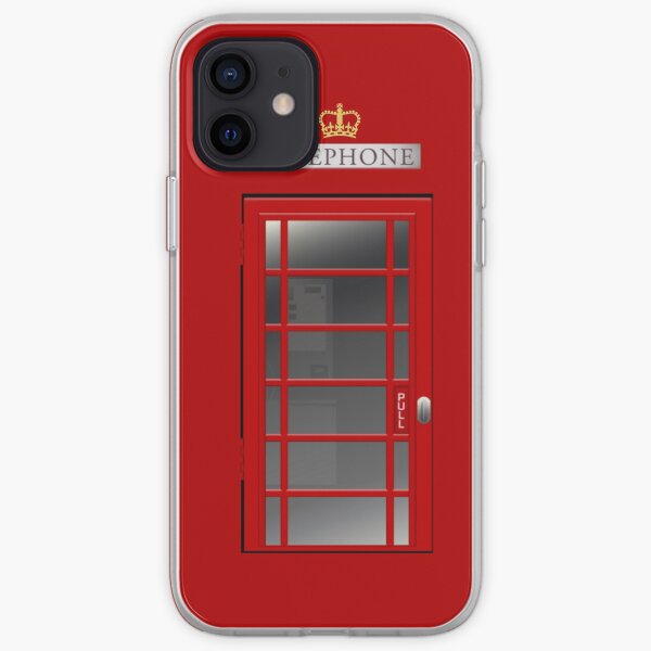 Red Telephone Box iPhone Soft Case