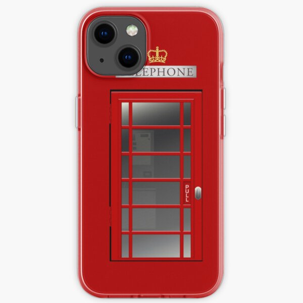 Red Telephone Box iPhone Soft Case