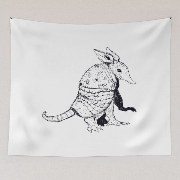 Item preview, Armadillo Hand Drawn designed and sold by banditjoj.