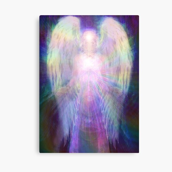 Rainbow angel Canvas Print