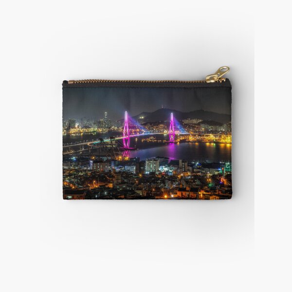 Item preview, Busan Harbor Bridge at Night designed and sold by aaronchoi.