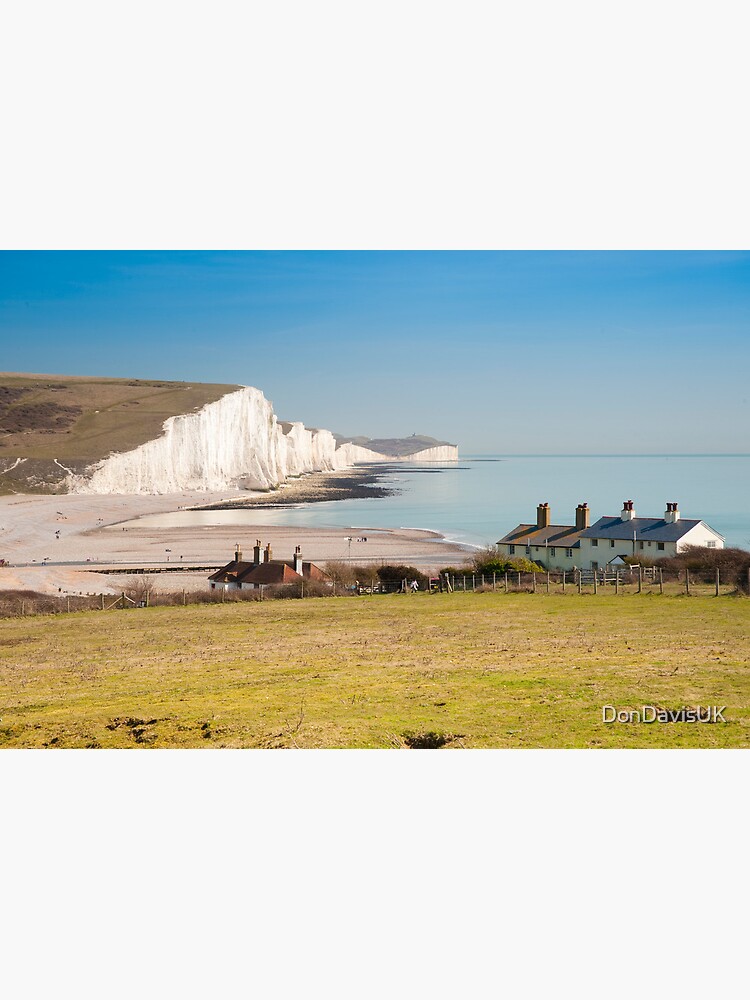 Thumbnail 2 of 2, Greeting Card, Seven Sisters from Cuckmere Haven: East Sussex. UK. designed and sold by DonDavisUK.