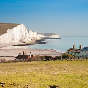 Artwork thumbnail, Seven Sisters from Cuckmere Haven: East Sussex. UK. by DonDavisUK