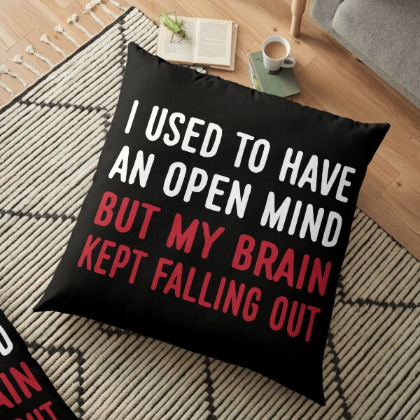 Open Mind (Dark B/G) Floor Pillow