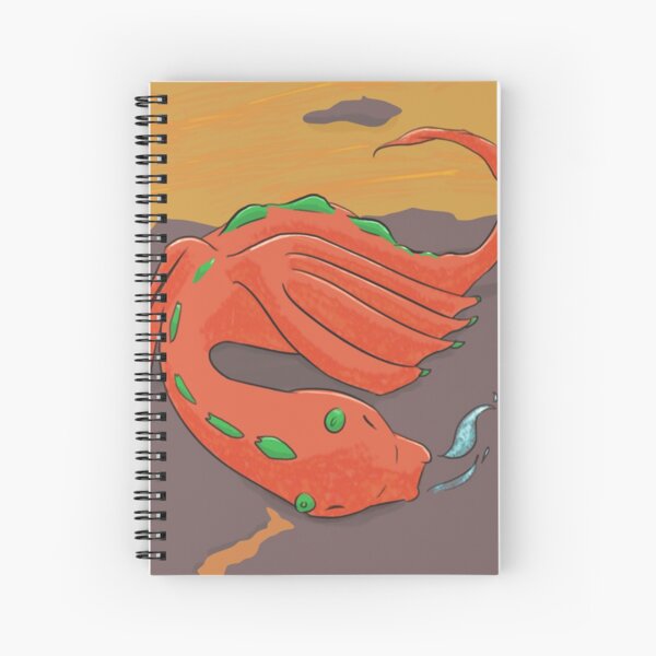 Sleeping Baby Dragon Spiral Notebook