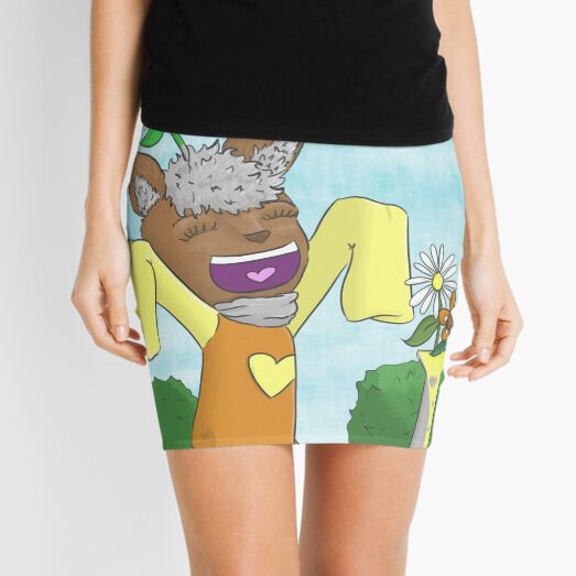 Healing Rabbit-San Mini Skirt