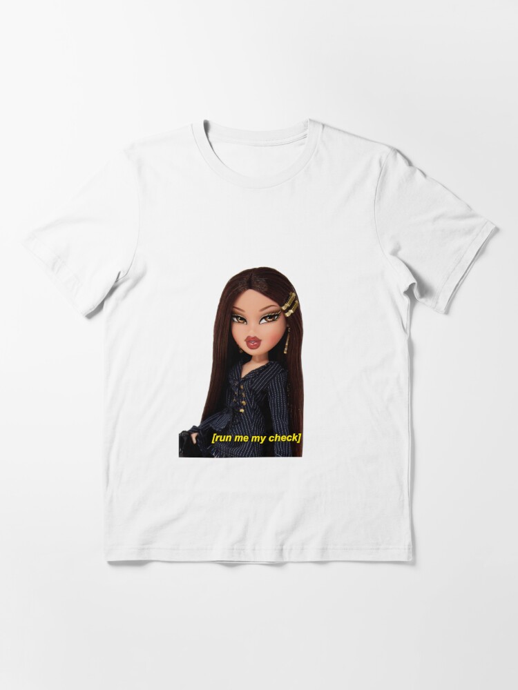 Bratz “Run Me My Check” Jade Doll Classic T-Shirt sold by Joyann, SKU  2272187