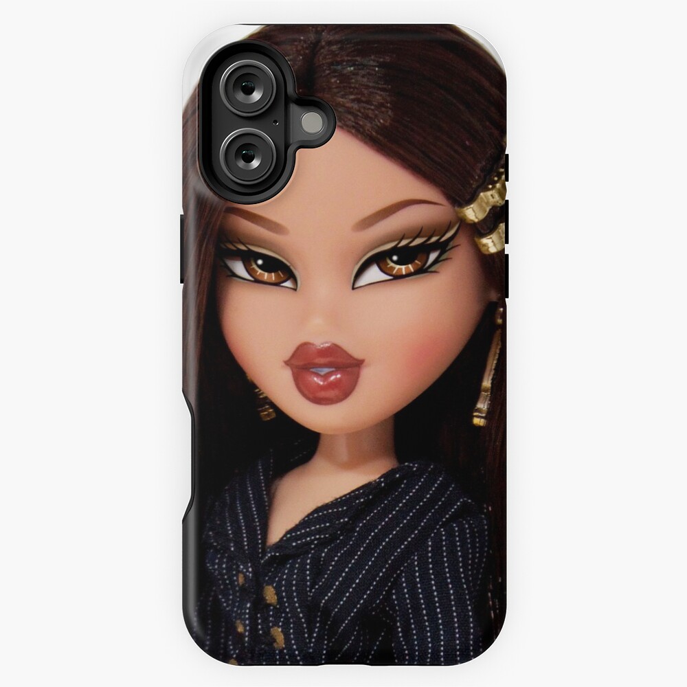 Bratz Jade 猫耳 iPhoneケース ブラック Bratz “Run Me My Check” Jade Doll