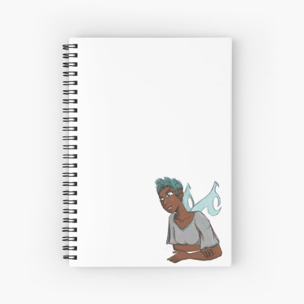 A Dreaming Green-haired Fairy Spiral Notebook