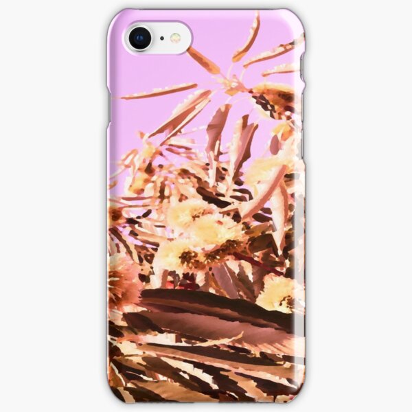 Chestnut Tree Impressions on Purple iPhone Snap Case