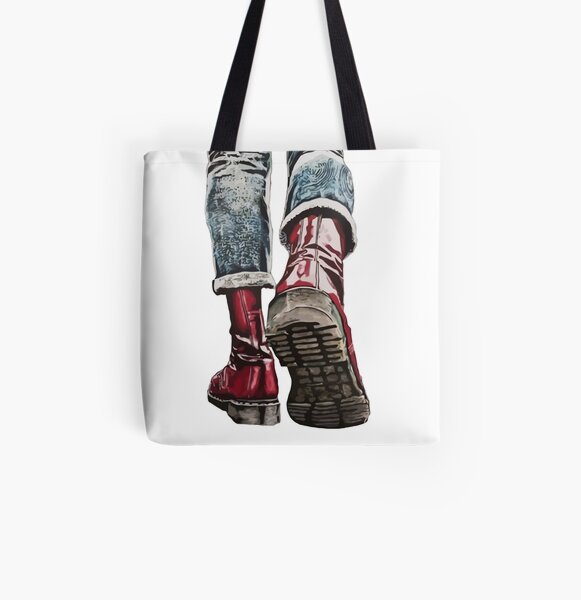 Skinhead Boots All Over Print Tote Bag