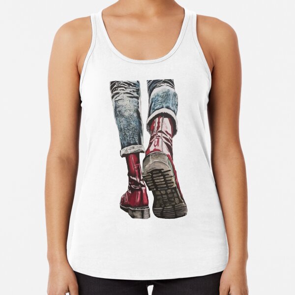 Skinhead Boots Racerback Tank Top