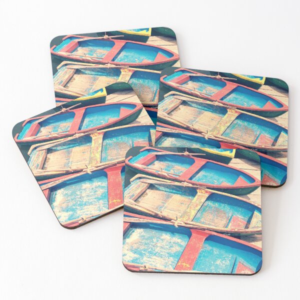 Item preview, Colorful boats in Cuba designed and sold by Delphimages Art.