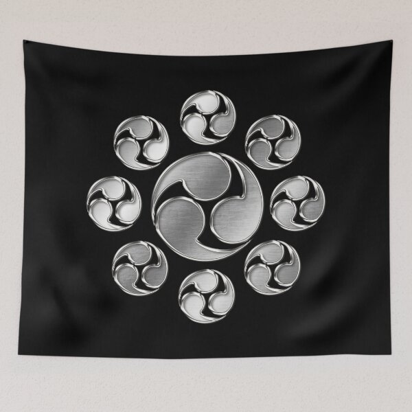Item preview, Miyamoto Family Kamon Silver Chrome designed and sold by Takeda-art.