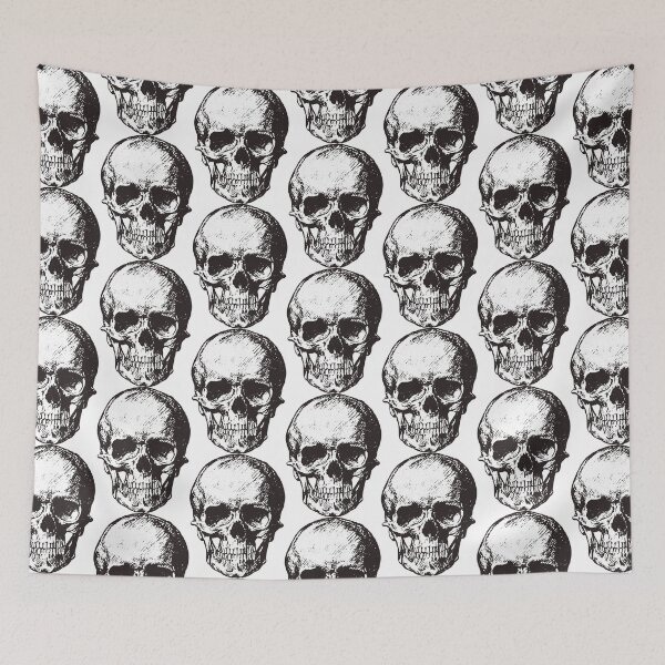 Item preview, human skull designed and sold by queernoxfae.