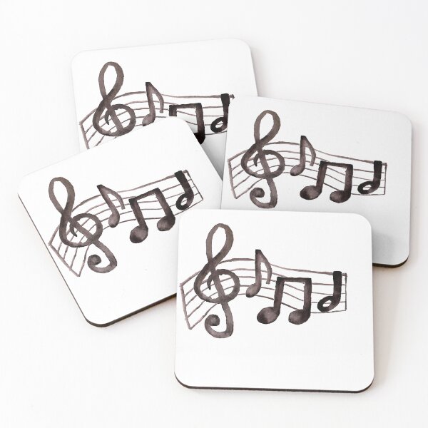 Item preview, Watercolor Music Notes designed and sold by Harpley Design Studio.