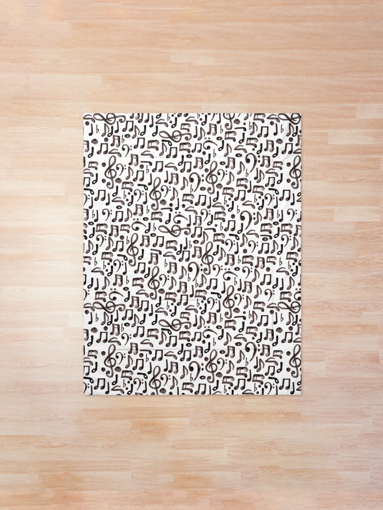 Watercolor Music Notes Comforter By Harpleydesign Redbubble