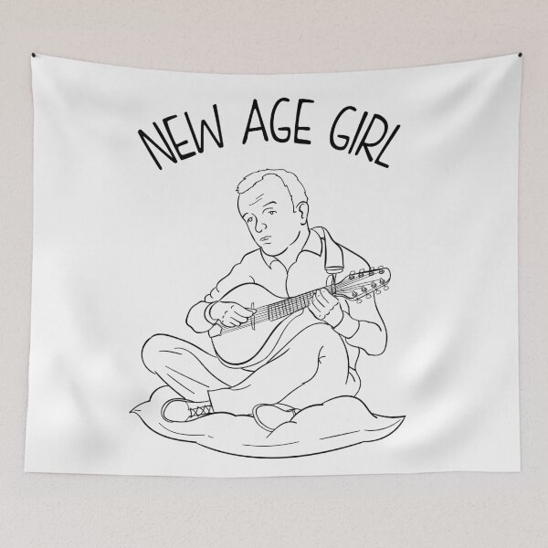 Item preview, New Age Girl - Detectorists - DMDC - Jus' the black designed and sold by Inflict Design.