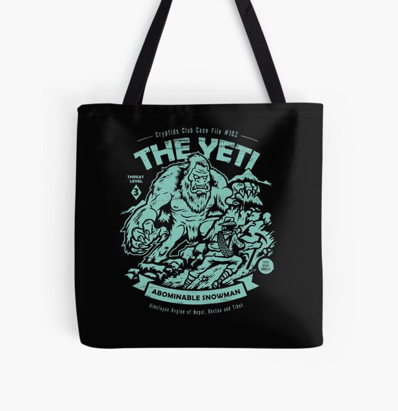 Yeti with Name tag Tote Bag for Sale by Amy Hadden