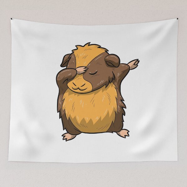 Item preview, Dabbing Guinea Pig Sweet pet gift designed and sold by BornDesign.