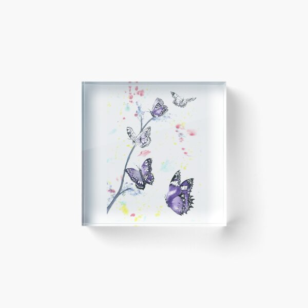 Item preview, Purple Butterflies designed and sold by Corinne Matus A Splash of Colour.