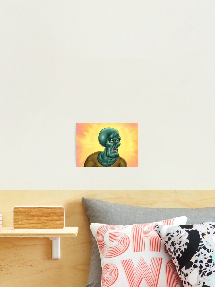 Handsome Squidward - Spongebob Photographic Print for Sale by