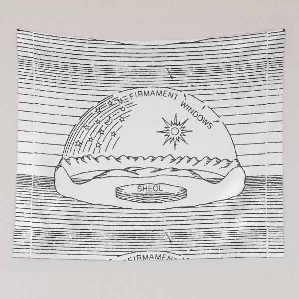 Item preview, Flat Earth - Firmament Etch designed and sold by flatearthshop.