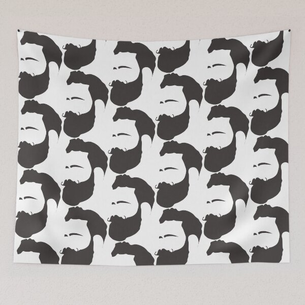Item preview, beared man designed and sold by queernoxfae.