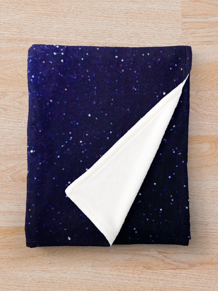 Alternate view of Galaxy Throw Blanket