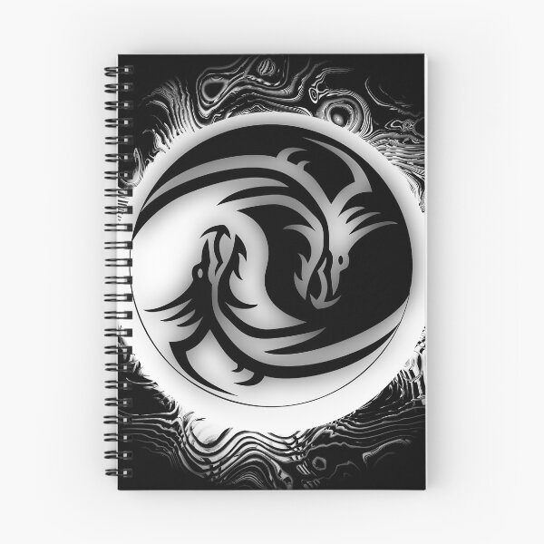 Item preview, Yin and Yang Dragons Black and White designed and sold by NaturePrints.